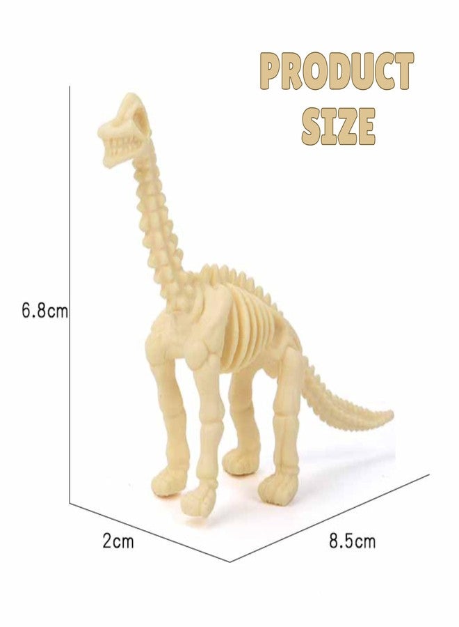 Mallexo مجموعة ماليكسو المصغرة من هياكل الديناصورات الأحفورية، 12 قطعة، ديناصورات تي-ريكس ما قبل التاريخ، ألعاب حيوانات للأطفال، أولاد وبنات، مجسمات صغيرة، عظام ديناصورات، ألعاب، هدية عيد ميلاد للأطفال، أدوات تعليمية وتزيينية. - Image 5